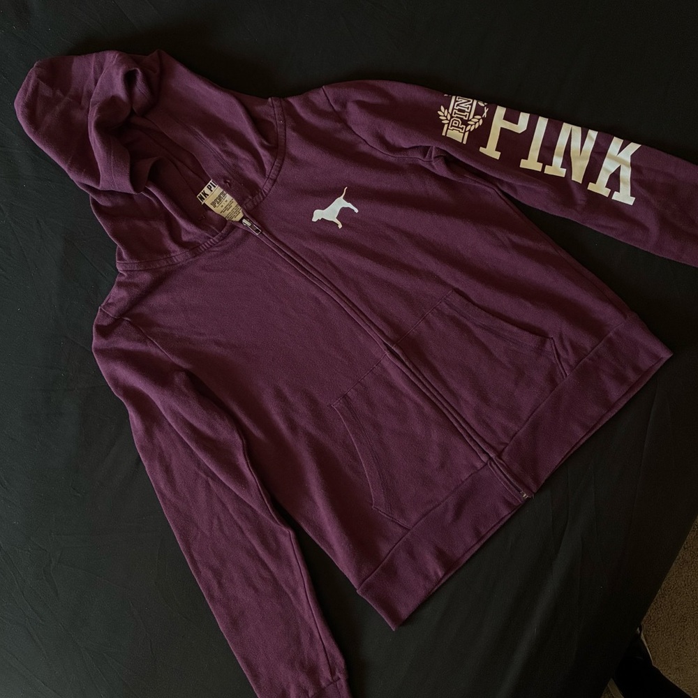 Purple Zip-Up Hoodie